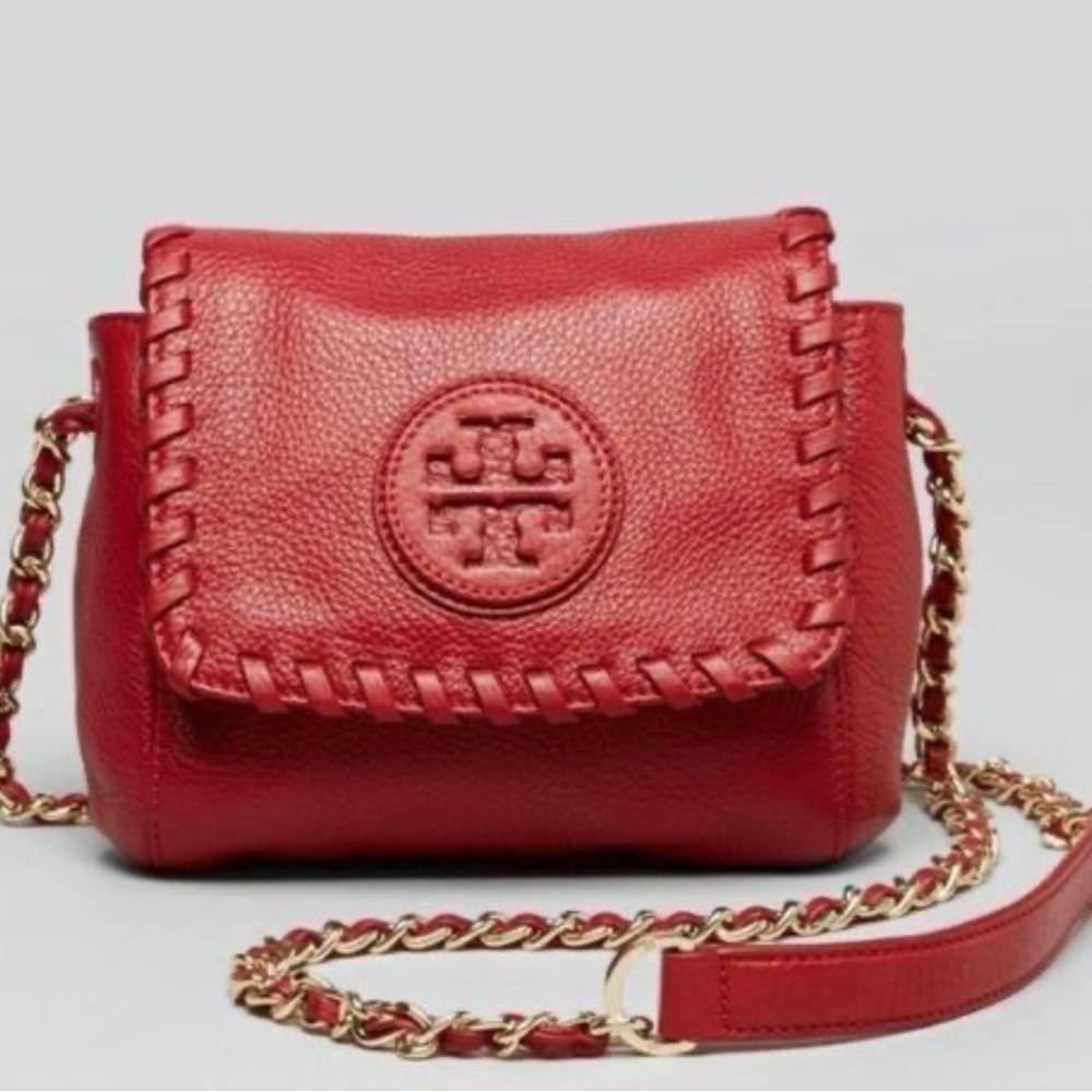 ❌SOLD❌Tory Burch Marion Shoulder Crossbody bag in Red color